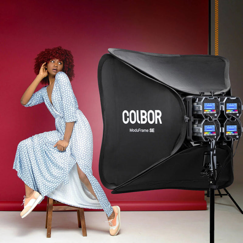 COLBOR ModuFrame SE Multi-Light Softbox with Grid (23.6 x 23.6")