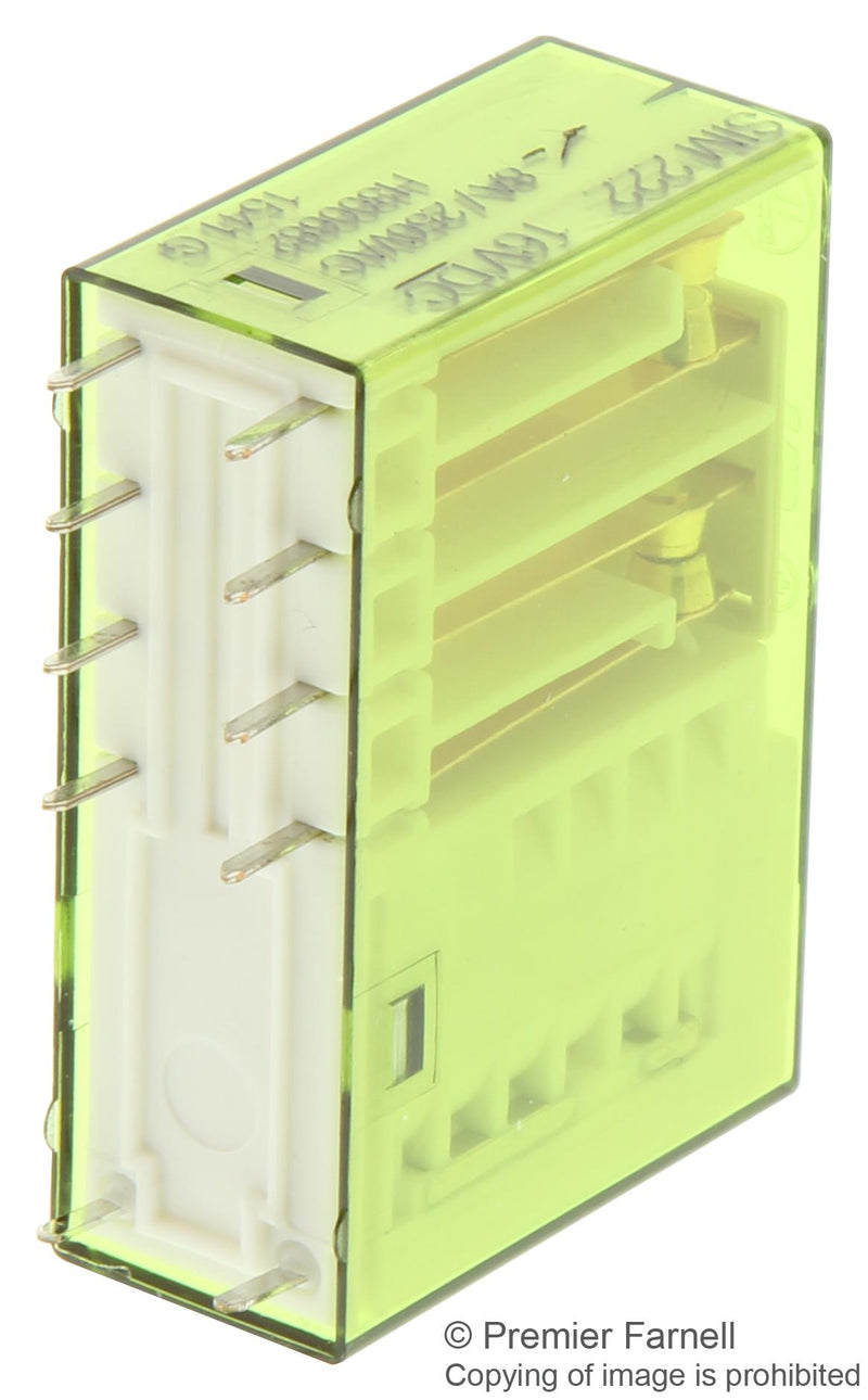 ELESTA SIM222 16VDC RELAY, SAFETY, SPST-NO, NC, 250VAC, 8A