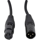 American DJ Accu-Cable XLR Male to XLR Female Balanced Audio Cable (50')