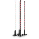 CHAUVET DJ Freedom Stick X4 Battery-Powered RGB LED Tube Kit with Stands & Case (4-Pack)