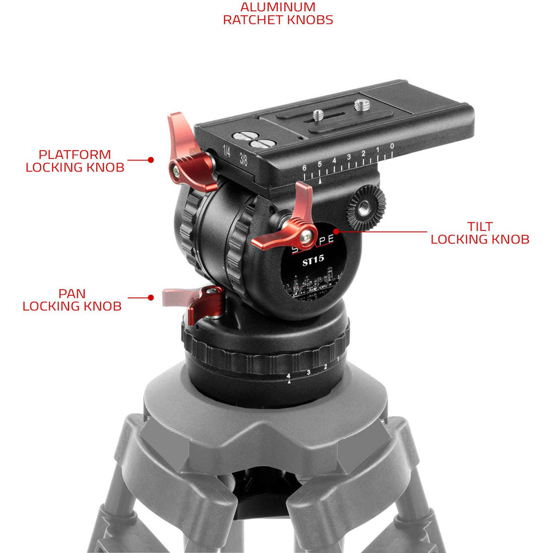 SHAPE ST15 Fluid Video Head (100mm)