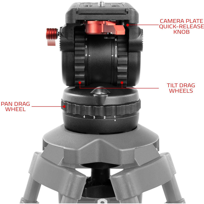 SHAPE ST15 Fluid Video Head (100mm)