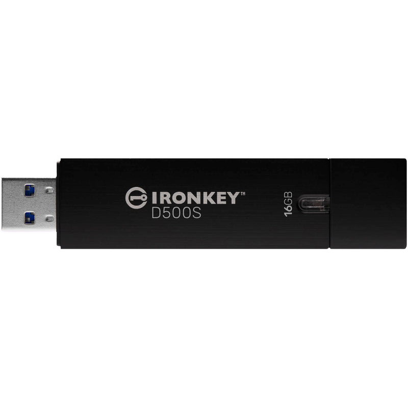 Kingston 16GB IronKey D500S Hardware-Encrypted USB Flash Drive