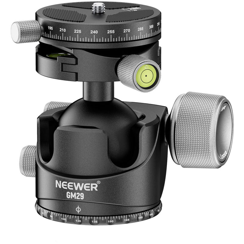 Neewer GM29 Low-Profile Ball Head with Arca-Type QR Plate