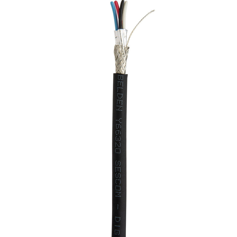 Sescom DMX-512 24 AWG 4-Conductor Lighting Control Cable (500', Black)