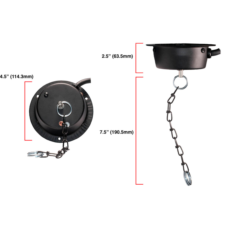 Eliminator Lighting MBM1RP Heavy-Duty Mirror Ball Motor
