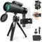 Neewer 12x50 ED Monocular with Tabletop Tripod and Smartphone Adapter Kit