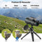 Neewer 12x50 ED Monocular with Tabletop Tripod and Smartphone Adapter Kit