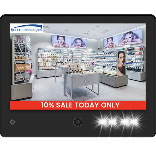Speco Technologies PVM10 10.1" IP Public View Monitor with 2MP Camera