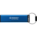 Kingston 16GB IronKey Keypad 200 USB-C 3.2 Gen 1 Flash Drive