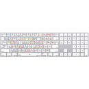 KB Covers Photoshop Illustrator InDesign 3-in-1 Backlit Pro Aluminum Keyboard for Windows