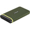 Transcend 500GB ESD380C USB 3.2 Gen 2x2 Portable SSD (Military Green)