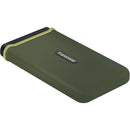 Transcend 500GB ESD380C USB 3.2 Gen 2x2 Portable SSD (Military Green)