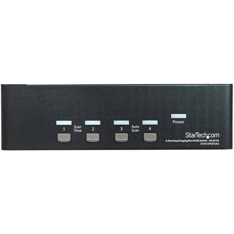 StarTech 4-Port Dual DisplayPort KVM Switch