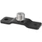 CAMVATE 5/8" Male to 1/4" Female Microphone Screw Adapter with Bottom Pedestal Mount