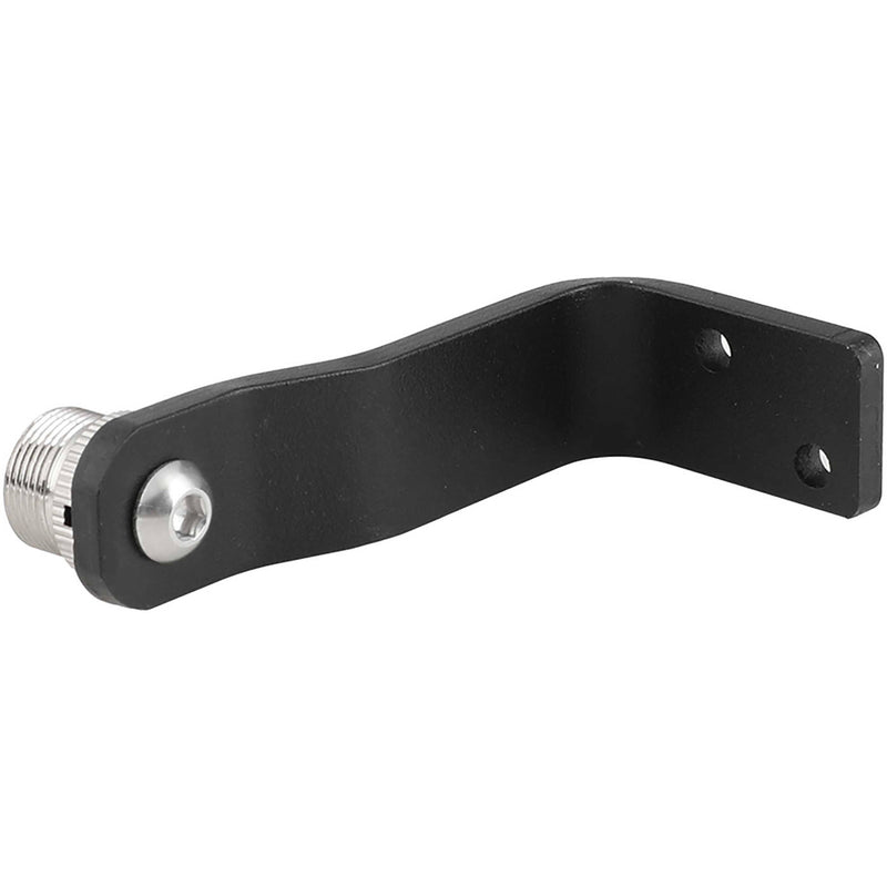 CAMVATE 5/8" Male to 1/4" Female Microphone Screw Adapter with Right-Angle Pedestal Mount