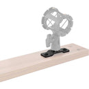 CAMVATE 5/8" Male to 1/4" Female Microphone Screw Adapter with Bottom Pedestal Mount