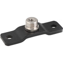 CAMVATE 5/8" Male to 1/4" Female Microphone Screw Adapter with Bottom Pedestal Mount