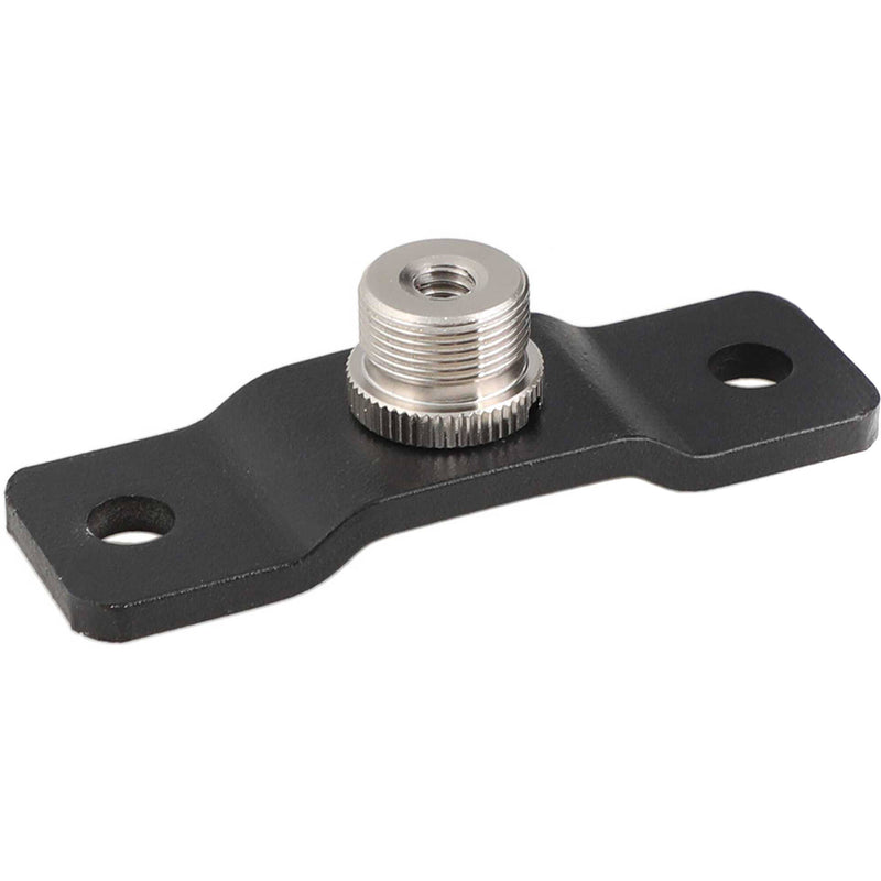 CAMVATE 5/8" Male to 1/4" Female Microphone Screw Adapter with Bottom Pedestal Mount