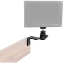 CAMVATE Adjustable Ball Head 1/4"-20 Screw Connector with Right-Angle Mounting Pedestal