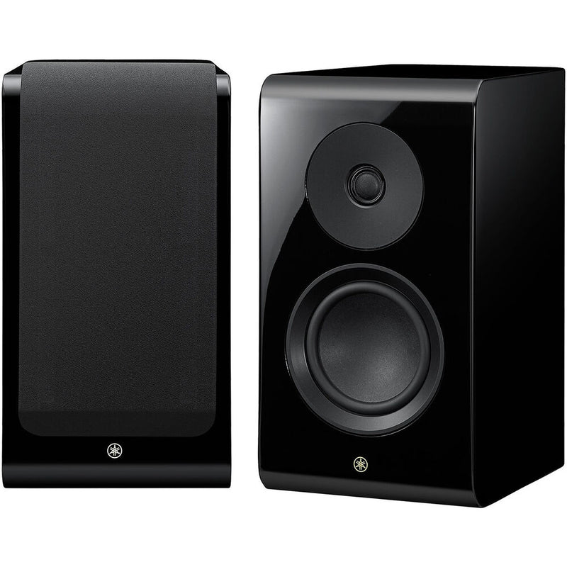 Yamaha NS-600A 2-Way Bookshelf Speaker (Piano Black, Single)