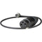 Ambient Recording 3-Pin Mini-XLR Right-Angle Female to 3-Pin XLR Male Adapter Cable (Left Exit, 15.7")