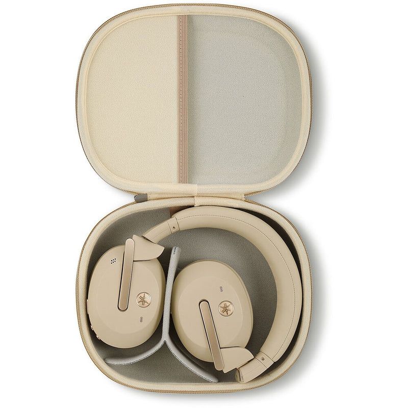 Yamaha YH-E700B Wireless Noise-Cancelling Over-Ear Bluetooth Headphones (Beige)