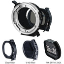 Meike Drop-In Filter Mount Adapter for PL-Mount Lens to RF-Mount Camera with VND & UV Filters