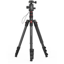 SmallRig CT-10 Aluminum Travel Tripod Kit with Ball Head and Dolly