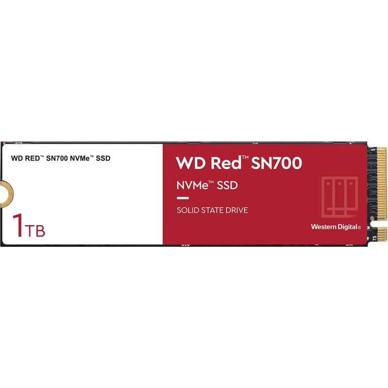 WD 1TB Red SN700 PCIe 3.0 M.2 Internal NAS SSD