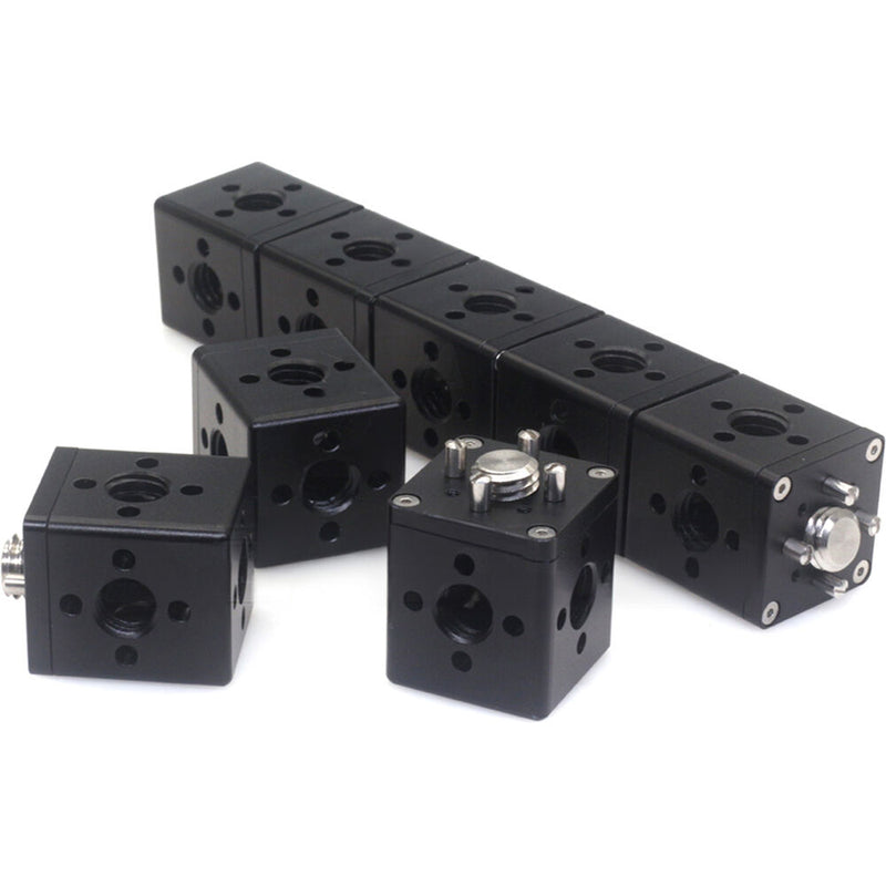 DigitalFoto Solution Limited 25mm Adapter Cube with 3/8"-16 Anti-Twist Threads & Screw