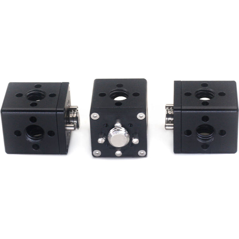 DigitalFoto Solution Limited 25mm Adapter Cube with 3/8"-16 Anti-Twist Threads & Screw