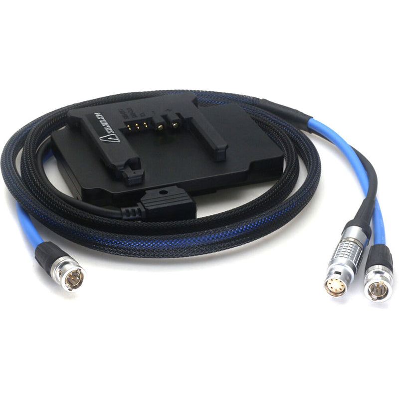 DigitalFoto Solution Limited ARRI S35 E Mount to V-Mount with D-Tap Port Adapter with 6.5' D-Tap to 8-Pin Cable & SDI Cable