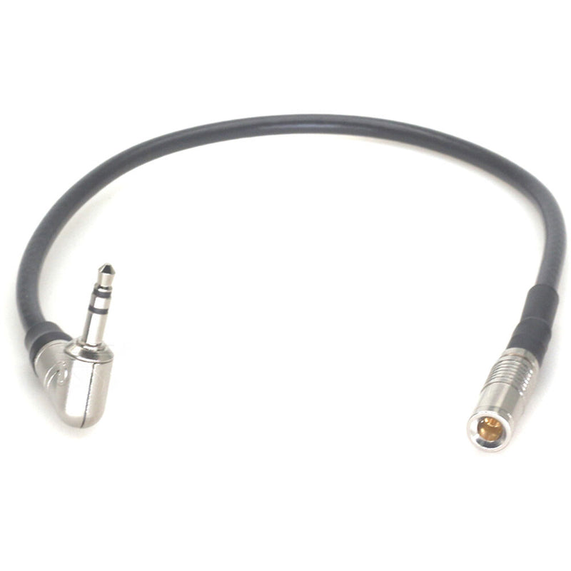 DigitalFoto Solution Limited DIN 1.0/2.3 to 3.5mm Right-Angle Timecode Cable for Canon R5 C/DIN Cameras (11.8")