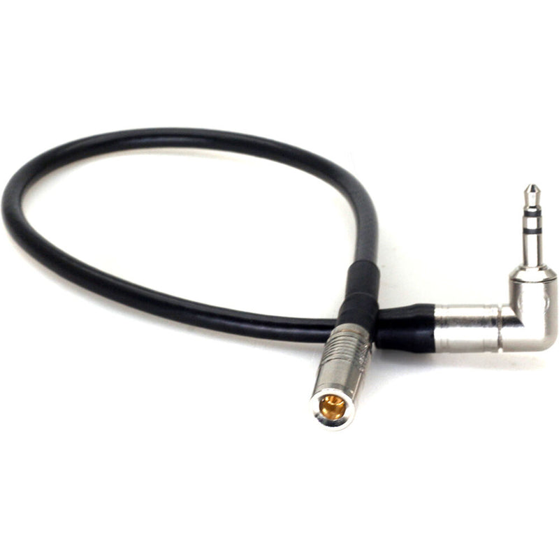 DigitalFoto Solution Limited DIN 1.0/2.3 to 3.5mm Right-Angle Timecode Cable for Canon R5 C/DIN Cameras (11.8")