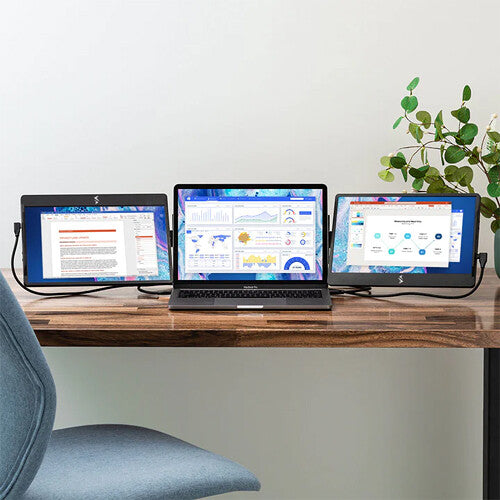 SideTrak Swivel FHD Triple 12.5" Attachable Portable Monitor