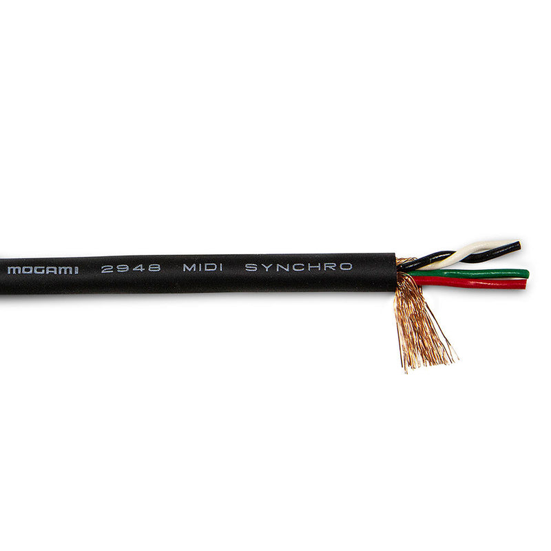 Mogami W2948 2-Pair MIDI Synchro Cable (Black, 656' Roll)