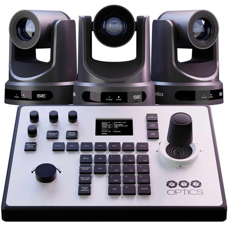 PTZOptics Producer-SE Camera & Controller Bundle (Gray)