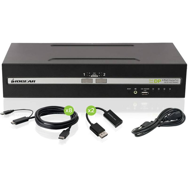 IOGEAR Universal 2-Port Dual-View Secure KVM