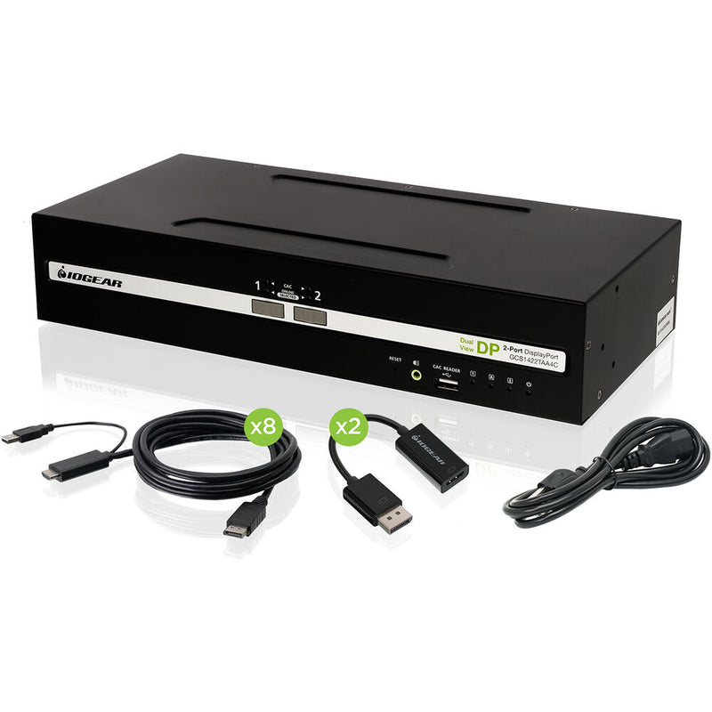 IOGEAR Universal 2-Port Dual-View Secure KVM