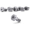 OCTAMAS gear 1/4"-20 Socket Low Cap Head Captive Screw (0.47" Length, 10-Pack)