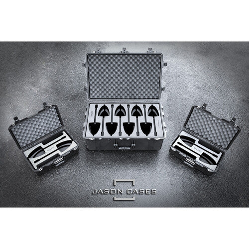 Jason Cases Hard Case for 8 Shure MX412 Microphones
