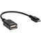 Rocstor 6" Micro-USB to USB-A Adapter (Black)