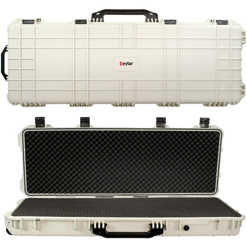 Eylar Tactical Roller Rifle Hard Case (44", White)