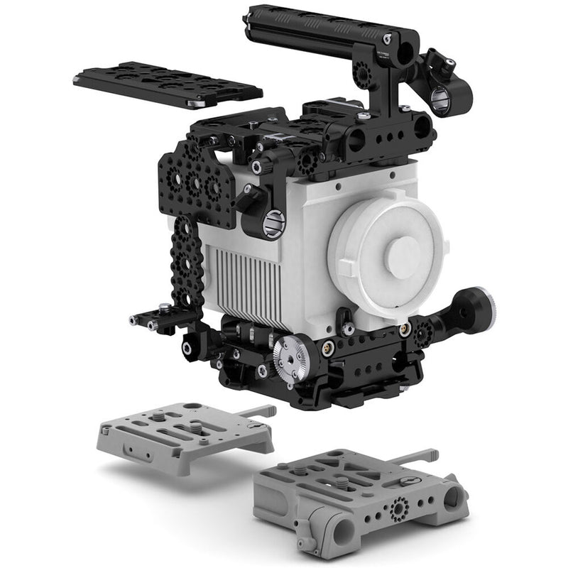 OCTAMAS gear SWISS Cage Full Power Pro I/O Set for RED V-RAPTOR (Gold Mount)