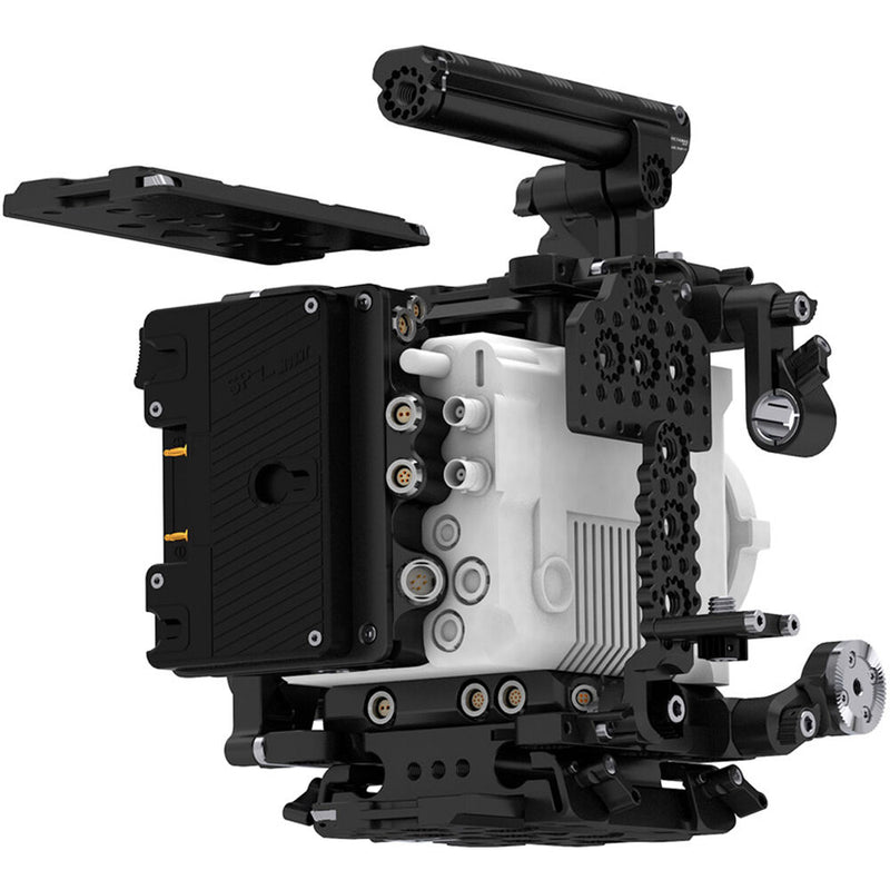 OCTAMAS gear SWISS Cage Full Power Pro I/O Set for RED V-RAPTOR (Gold Mount)