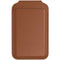Satechi Vegan Leather Magnetic Wallet Stand for iPhones (Brown)