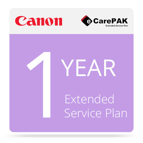 Canon 1-Year eCarePAK Extended Service Plan for TM-240 and Lm24