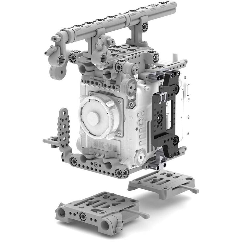 OCTAMAS gear SWISS cage Side Interface Plate 90&deg; for RED V-RAPTOR XL