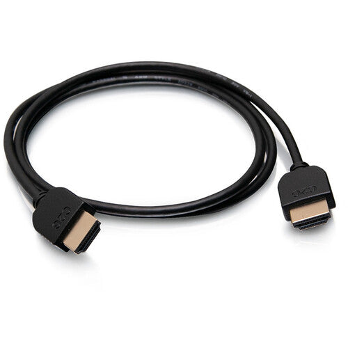 C2G Ultra Flexible High Speed HDMI Cable with Ethernet Capabilities & Low Profile Connectors (3', 2-Pack)